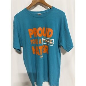 Miami Dolphins Football / Proud Pats Hater / Humor Smack Apparel T-Shirt / Sz L